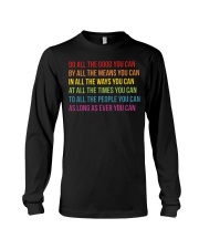 Do All The Good You Can Long Sleeve Tee thumbnail
