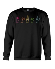 Equal Sign Language Crewneck Sweatshirt tile