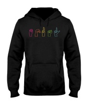 Equal Sign Language Hooded Sweatshirt tile