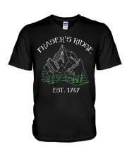 Fraser's Ridge Est 1767 V-Neck T-Shirt tile
