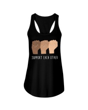 Support Each Other Ladies Flowy Tank tile
