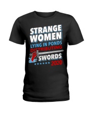 Strange Women Lying In Ponds Ladies T-Shirt tile