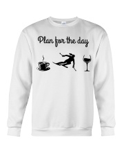Plan For The Day - Skiing Crewneck Sweatshirt tile