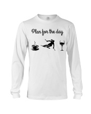 Plan For The Day - Skiing Long Sleeve Tee tile