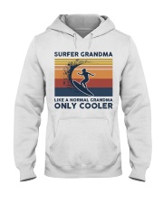 Surfer Grandma - Like A Normal Grandma Only Cooler Hooded Sweatshirt tile