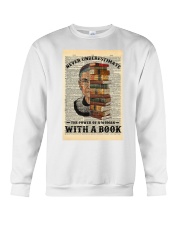 RBG Never Underestimate The Power Of A Woman Crewneck Sweatshirt tile
