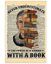 RBG Never Underestimate The Power Of A Woman 11x17 Poster front