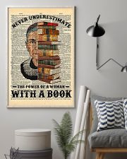 RBG Never Underestimate The Power Of A Woman 11x17 Poster lifestyle-poster-1