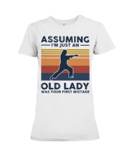 Assuming I'm Just An Old Lady - Jiu-Jitsu Premium Fit Ladies Tee tile