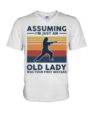 Assuming I'm Just An Old Lady - Jiu-Jitsu V-Neck T-Shirt tile