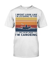 I Might Look Like I'm Listening To You - Canoeing Premium Fit Mens Tee tile