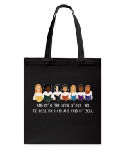 And Into The Book Store I Go Tote Bag tile