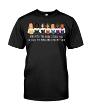 And Into The Book Store I Go Premium Fit Mens Tee tile