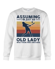 Assuming I'm Just An Old Lady - Baseball Crewneck Sweatshirt tile