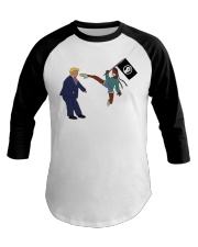 Black Girl Kick Baseball Tee tile