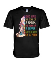 She Had The Soul Of A Gypsy V-Neck T-Shirt tile