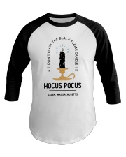 Don't Light The Black Flame Candle Baseball Tee tile