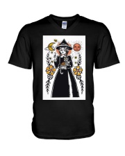 Witch Art Print V-Neck T-Shirt thumbnail