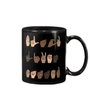 Black Lives Matter Sign Language Mug tile
