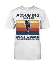 Assuming I Was Like Most Women - Muay Thai Retro Premium Fit Mens Tee tile