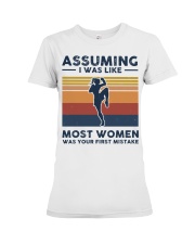 Assuming I Was Like Most Women - Muay Thai Retro Premium Fit Ladies Tee tile
