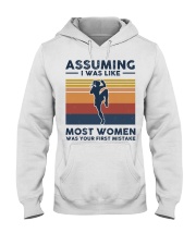 Assuming I Was Like Most Women - Muay Thai Retro Hooded Sweatshirt tile