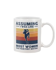 Assuming I Was Like Most Women - Muay Thai Retro Mug tile