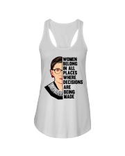 RBG Women Belong In All Places Ladies Flowy Tank tile