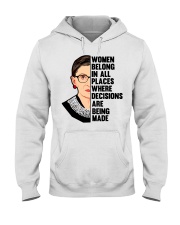 RBG Women Belong In All Places Hooded Sweatshirt tile