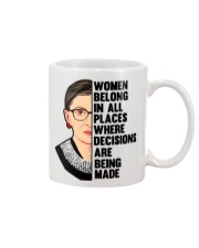 RBG Women Belong In All Places Mug tile