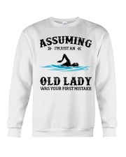 Assuming I'm Just An Old Lady - Swimming Crewneck Sweatshirt tile