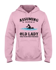 Assuming I'm Just An Old Lady - Swimming Hooded Sweatshirt front