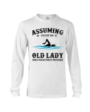 Assuming I'm Just An Old Lady - Swimming Long Sleeve Tee tile