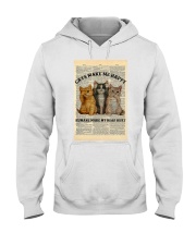 Cats Make Me Happy Humans Make My Head Hurt Hooded Sweatshirt tile