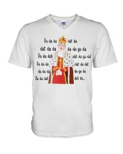 Hamilton King George Chorus V-Neck T-Shirt tile