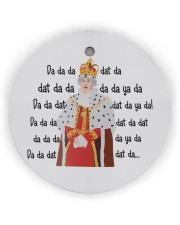 Hamilton King George Chorus Circle Ornament (Wood tile