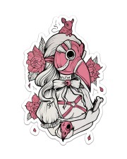 Plague Doctress Sticker tile