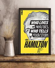 Hamilton Who Lives Who Dies Who Tells Your Story 11x17 Poster lifestyle-poster-3