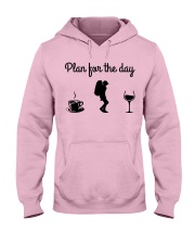 Plan For The Day - Hiking Hooded Sweatshirt front