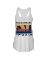 Underestimate Me That'll Be Fun - Bird Watching Ladies Flowy Tank tile