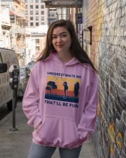Underestimate Me That'll Be Fun - Bird Watching Hooded Sweatshirt lifestyle-unisex-hoodie-front-1