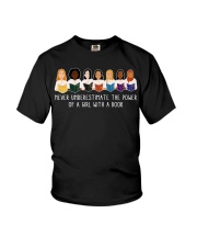 Never Underestimate The Power Of A Girl Youth T-Shirt tile