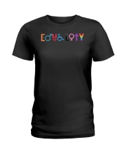 Equality Symbol Ladies T-Shirt tile
