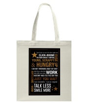 Young Scrappy And Hungry Tote Bag tile