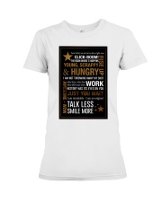 Young Scrappy And Hungry Premium Fit Ladies Tee tile