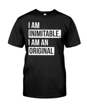 Hamilton I am Inimitable I am an Original Premium Fit Mens Tee tile