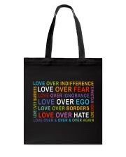 Love Over Hate Tote Bag tile