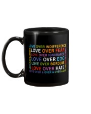 Love Over Hate Mug back