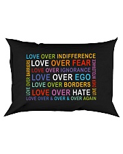Love Over Hate Rectangular Pillowcase tile