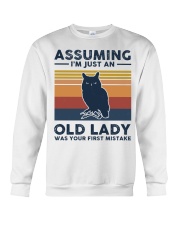 Assuming I'm Just An Old Lady - Owl Crewneck Sweatshirt tile